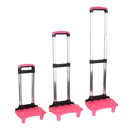 Backpack Hand Truck Backpack Trolley,Portable, Foldable Telescopic Rod,Pink,