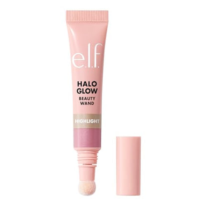 e.l.f. Halo Glow Highlight Beauty Wand, Liquid Highlighter Wand For Luminous, Glowing Skin, Buildable Formula, Vegan & Cruelty-free, Pink Prism - color: Pink Prism