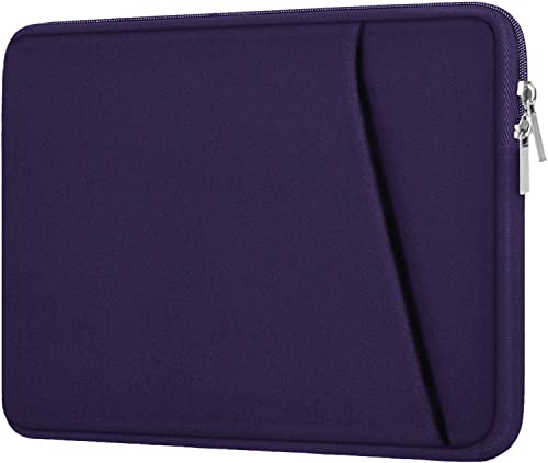 Laptop Sleeve Case 15.6 inch, Shockproof Protective Cover, Handbags Portable Laptop Bag for 15.6 inch HP Dell Asus Lenovo Notebook Computer Case with Front Pocket, Purple - color: Purple, size: 15.6 inch