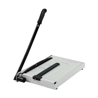 Precision Paper Cutter for A4/B5/A5/B6/B7, 10x13 inches, 70GSM Capacity, Metal Base - color: White