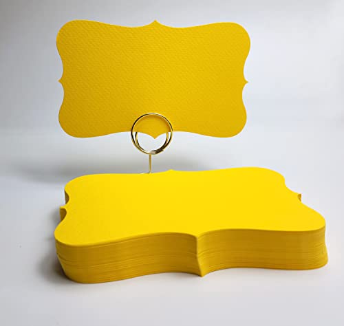 PPAPPAPPIYO 3x5 index card/Set of 72 Blank index cards 180gsm (YELLOW) - color: YELLOW