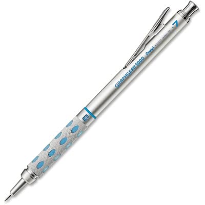 Pentel Graph Gear 1000 Automatic Drafting Pencil, 0.7mm Lead Size, Blue Barrel, 1 Each (PG1017C) - color: 1 Pack, style: 0.7mm