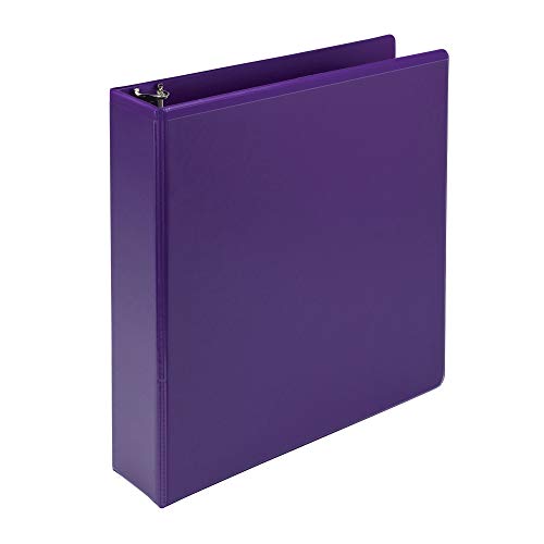 Samsill Plant-Based 2 Inch Durable Round Ring, View Binder, Eco-Friendly, USDA Certified Biobased, Purple - color: Purple, size: 2", style: Single