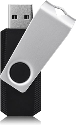 TOPESEL 128GB Flash Drive USB 2.0 Storage Thumb Drives Memory Stick with LED Indicator, Swivel Metal Photo Stick Pendrive Jump Drives Memoria USB Drive Zip Data Storage School Office Supplies - size: Single 128GB USB 2.0