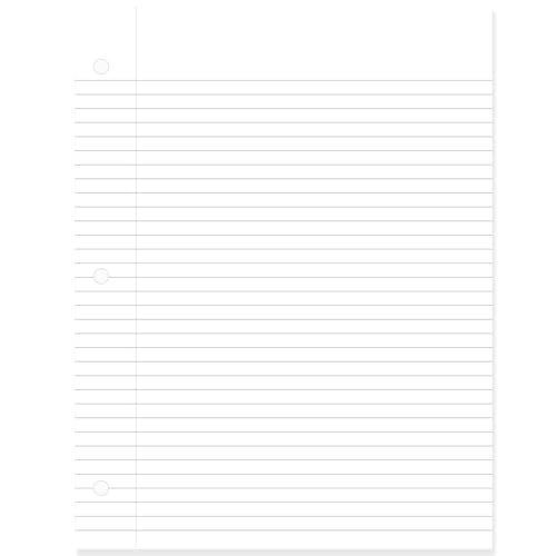Mead Loose Leaf Paper, College Ruled Filler Notebook Paper, 8-1/2" x 11", 400 Sheets, Fits 3-Ring Binder (170046-ECM) - size: Pack of 1, style: 400 Sheets