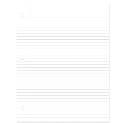 Mead Loose Leaf Paper, College Ruled Filler Notebook Paper, 8-1/2" x 11", 400 Sheets, Fits 3-Ring Binder (170046-ECM) - size: Pack of 1, style: 400 Sheets