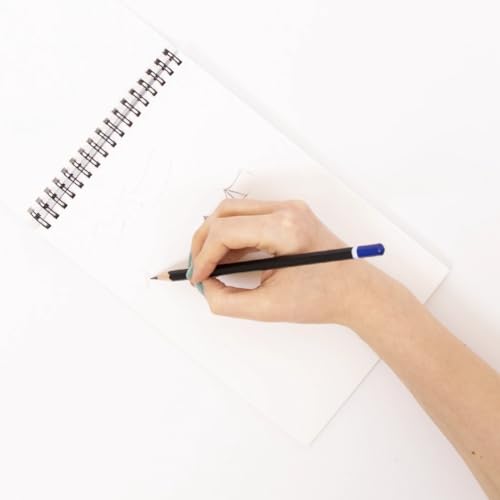 Hartem - Drawing Paper | Wirebound Pad of 60 Sheets | 90g/m2 Weight | Size A5 (14,8 x 21 cm) - Artist Paper for Adults and Students - Sketch Book, Mixed Media, Markers and Art Journaling - size: A5 (14,8 x 21 cm)