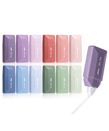 Mr. Pen- Correction Tape Bulk, 0.2" x 236", 12 pcs, Pastel Colors | Cute Correction Tapes for Quick Corrections, Office and School Supplies - color: Pastel Barrel, size: 12 pcs