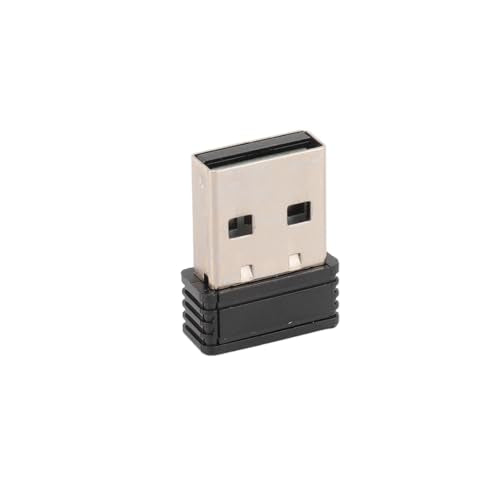 2.4G Mouse, Compact Laptop Mouse for Computer (Black) - color: Black