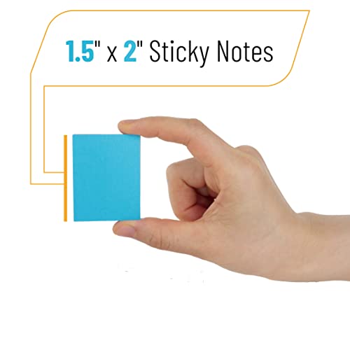 Mr. Pen- Small Sticky Notes, 1.5"x2", 36 Pads, 2160 Sheets, Bright Colors | Mini Sticky Notes Bulk, Self-Stick Note Pads, Perfect for Office, School, Home, Study & Organization