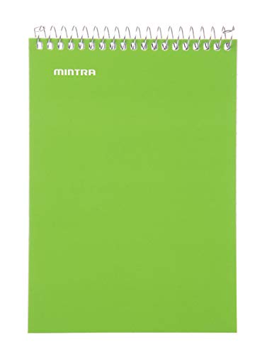 Mintra Office Small Spiral Notebooks (5x7 Top Spiral 4pk, Primary) - color: Primary, size: 5x7 Top Spiral 4pk