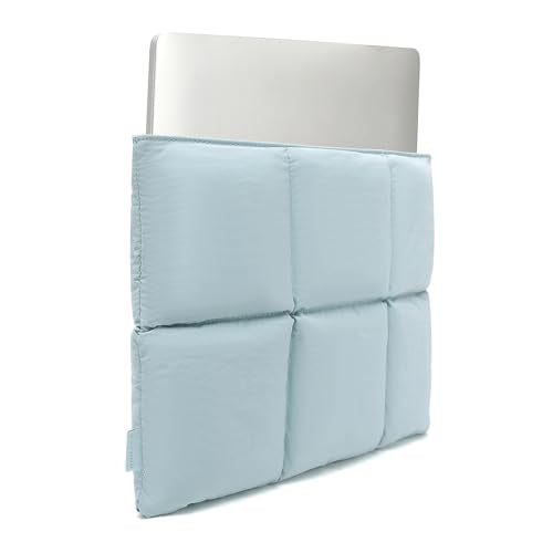 KAYOND Puffy Laptop Sleeve 13 Inch 14 inch, Pillow Shape Laptop Sleeve, Compatible MacBook Pro 13inch 14 Inch M4 M5 Pro/Max, MacBook Air M1 M2 M3 M4 2026, Sky Blue - color: Sky Blue, size: For 13"-14" MBA/MAP M4 M3 M2 M1