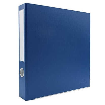 3-Ring Premium Binder - Navy, 2" Spine, by Bindertek | 325 Sheet Capacity, 1.25" D-Rings, Linen-Textured Covers, Steel Reinforced Edges, Spine Label Included - color: Navy, size: 2" Spine