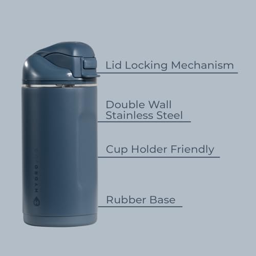 HydroJug Ease2o 14oz Kids Water Bottle with Straw & Chug Lid, Cascade - color: Cascade