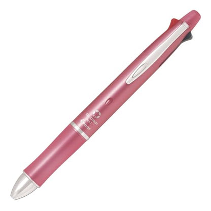 Pilot Dr.Grip 4 Plus 1, 4 Color 0.5mm Ballpoint Multi Pen and 0.5mm Mechanical Pencil, Shell Pink Barrel (BKHDF1SEF-ＳＰ) - color: Shell pink