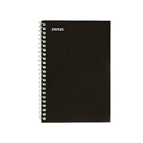 STAPLES Memo Pads, 4” x 6”, College Ruled, Assorted Colors, 50 Sheets/Pad, 5‑Pack