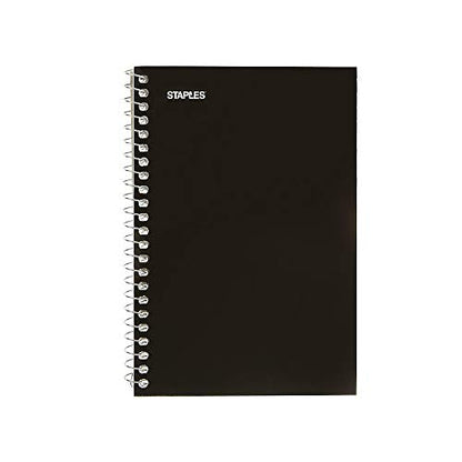 STAPLES Memo Pads, 4” x 6”, College Ruled, Assorted Colors, 50 Sheets/Pad, 5‑Pack