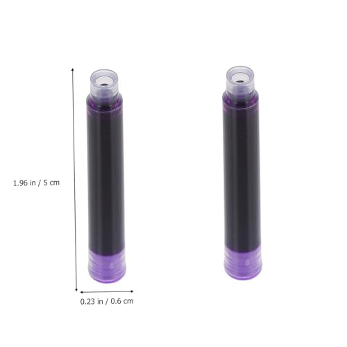 50pcs Erasable Fountain Pen Ink Refills for Students Premium Ink for Smooth Writing Quick-Drying for Office School Use
