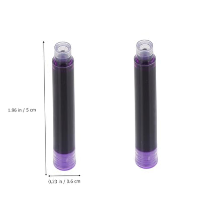 50pcs Erasable Fountain Pen Ink Refills for Students Premium Ink for Smooth Writing Quick-Drying for Office School Use