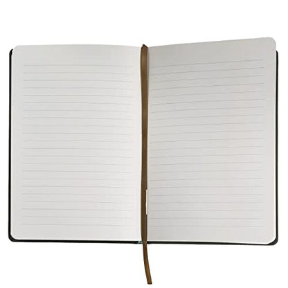 Sweet Water Decor Cute Motivational Lined Composition Notebook for Women, 100 Ruled Pages for Writing, Diary with Fabric Inspirational Olive Cover (Go For It) - style: Go For It