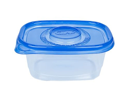 Glad GladWare Medium Rectangle Food Storage Containers with Lids, BPA Free Plastic for Soups Salads and Meal Prep, Airtight Leak Resistant, Microwave Dishwasher Freezer Safe, 24 Oz, 5 Count - size: 24 oz - 5 Count, style: Rectangle