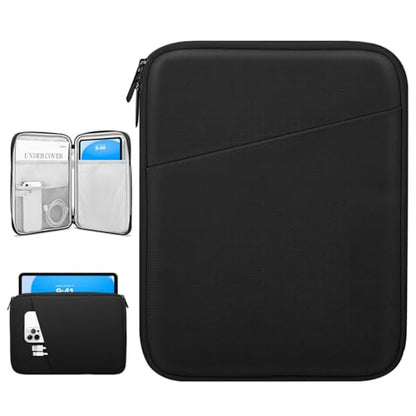 Dadanism 9-11 Inch Tablet Sleeve Bag Carrying Case, Black | Fits iPad (A16) 11th Gen 11", iPad 10th Gen 10.9" Air 5/4, iPad Air M4/Pro 11", iPad 9/8/7th 10.2", Galaxy Tab A11+ Plus 11" - color: Black, size: 9-11 inch