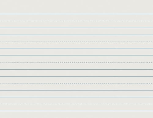 School Smart Skip-A-Line Ruled Writing Paper, 1 Inch Ruled Long Way, 11 x 8-1/2 Inches, Pack of 500 - size: 11" x 8.5" - 1" Ruled