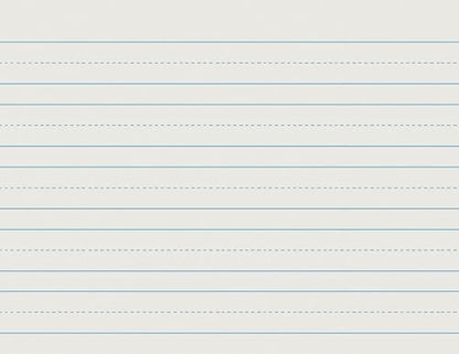 School Smart Skip-A-Line Ruled Writing Paper, 1 Inch Ruled Long Way, 11 x 8-1/2 Inches, Pack of 500 - size: 11" x 8.5" - 1" Ruled