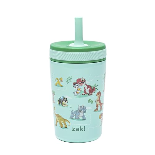Zak Designs PAW Patrol: The Dino Movie Kelso Toddler Cups For Travel or Home, 12oz Vacuum Insulated Stainless Steel Sippy Cup With Leak-Proof Design, Perfect for Kids, BPA Free (Marshall, Skye, Rex) - color: PAW Patrol (Marshall, Skye, Rex)