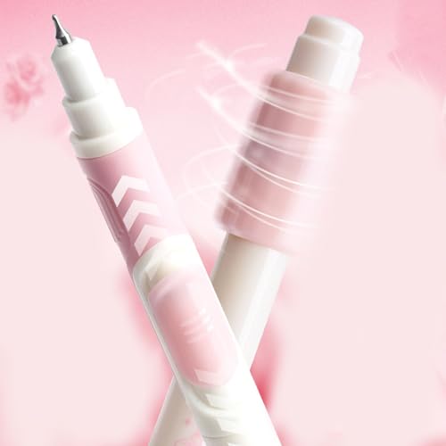 4 Pcs Quick Drying Gel Inks Pen Smooth Writing Tool Retractable Back to School Supplies for Students Inks - color: Flowers Dream