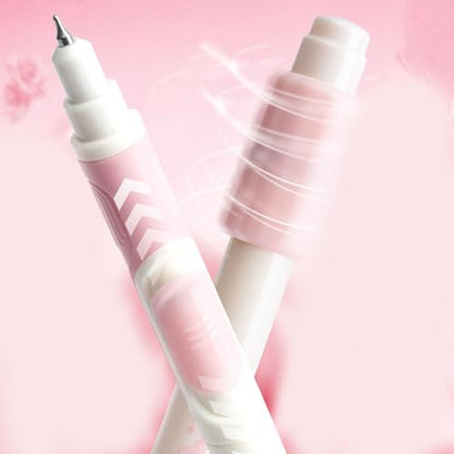 4 Pcs Quick Drying Gel Inks Pen Smooth Writing Tool Retractable Back to School Supplies for Students Inks - color: Flowers Dream