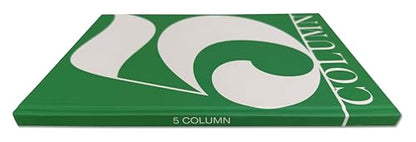 BookFactory 5 Column Columnar Book, Laminate Hardbound, 100 Pages - size: 5 Column, style: Laminate Hardbound