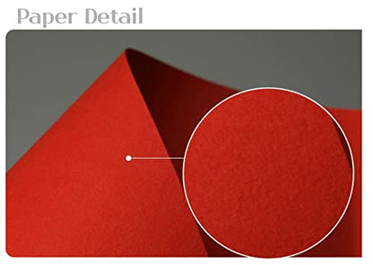 PPAPPAPPIYO 3x5 RED index card/Set of 72 Blank index cards 180gsm (RED) - color: RED