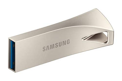 SAMSUNG BAR Plus 64GB - 300MB/s USB 3.1 Flash Drive Champagne Silver (MUF-64BE3/AM) - color: Silver, style: 64 GB
