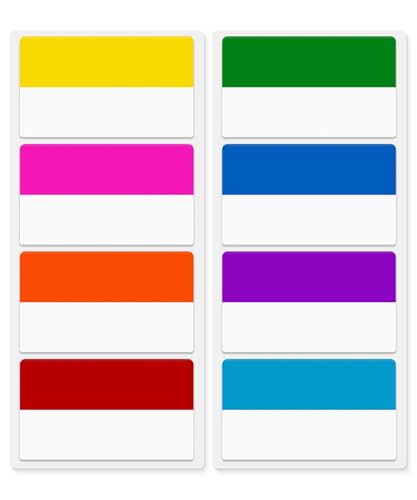 Mr. Pen- Sticky Index Tabs, 240 Pcs, Vibrant Sticky Tabs for Notebooks | Page Markers, Page Tabs for Binders, Page Tabs Sticky Tabs for Books, Notebook Tabs, Book Sticky Tabs for Notebooks - color: Vibrant, size: 1.8" × 1", 240 pcs