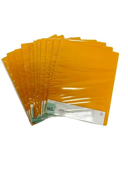 Talia Discbound Notebook - Cover and Disc Set (BBQ Mustard 12pk (no discs), Midsize Set) - color: BBQ Mustard 12pk (no discs), size: Midsize Set