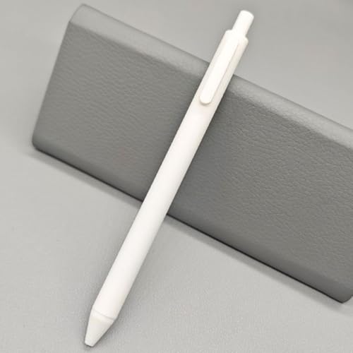 Baluue Retractable Gel Pens with Ergonomic Plastic Grip 12pcs Quick Dry Smooth Writing Ink Pens Minimalist Stylish Design for Comfortable Note Taking for School Work and Exams