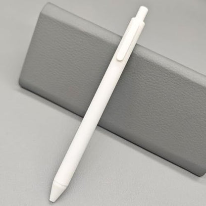 Baluue Retractable Gel Pens with Ergonomic Plastic Grip 12pcs Quick Dry Smooth Writing Ink Pens Minimalist Stylish Design for Comfortable Note Taking for School Work and Exams