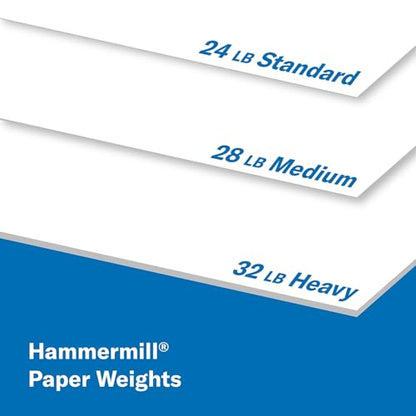 Hammermill Printer Paper, Premium Laser Print 24 lb, 8.5 x 11-1 Ream (500 Sheets) - 98 Bright, Made in the USA, 104604R - size: 1 Ream | 500 Sheets, style: Letter (8.5x11)