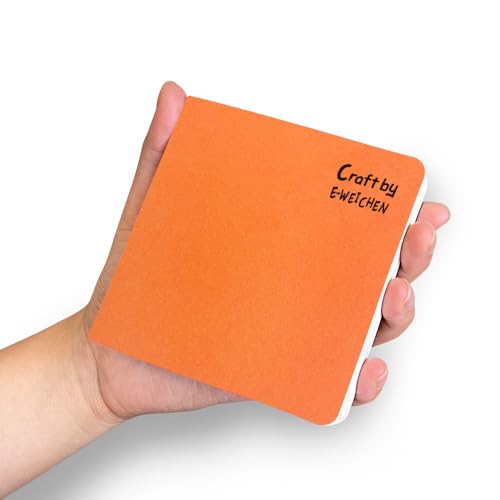 Watercolor Paper Sketchbook,3.9x3.9 Inch Mini Mixed Media Notebook,140lb/300gsm Artist Heavyweight Paper,30 Sheets Small Travel Drawing Journal for Adults,Painting,Watercolors,Art Supplies,Orange - color: 3.9x3.9 inch-300gsm-fine orange