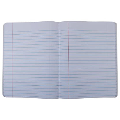 Top Flight 3-Subject Colored Marble Composition Book, 120 Sheets, Wide Rule, 9.75 x 7.5 Inches, 1 Book, Cover Color May Vary (43200)