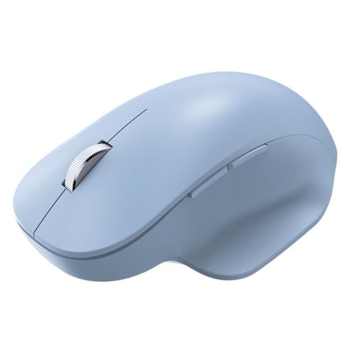 Incase Bluetooth Ergonomic Mouse – Designed by Microsoft – Two Thumb Buttons, Easy to Grip Thumb Rest, Precision Tracking, Connects 3 Devices, 15 Month Battery Life, PCs/Laptops (Pastel Blue) - color: Pastel Blue