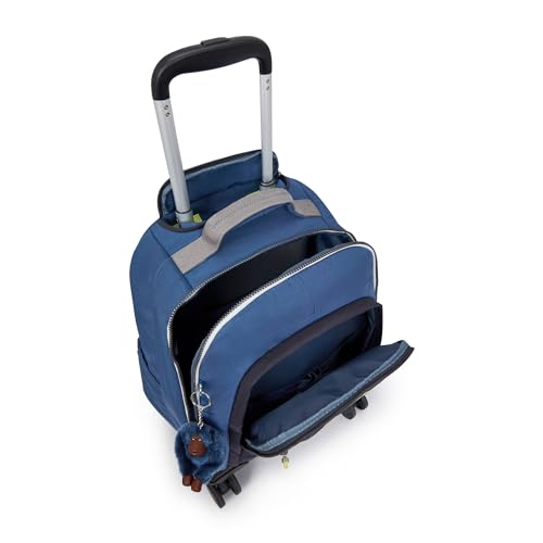 Kipling New Zea 15" Laptop Rolling Backpack - color: Fantasy Blue Bl