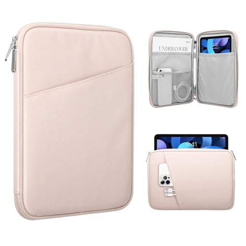 TiMOVO 8-9 Inch Tablet Sleeve Case for All-New iPad mini 7 (A17 Pro, 2024), iPad mini 6 (8.3-Inch, 2021), iPad mini 5/4/3/2/1, Portable Protective Pouch Bag for iPad mini, Pink - color: Pink, size: 8-9 Inch