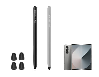 Stylus for Fold 7/6 Pen(Supporting Both Internal External Screen) for Samsung Galaxy Z Fold 6 S Pen (Black+Gray) - color: Black+Gray