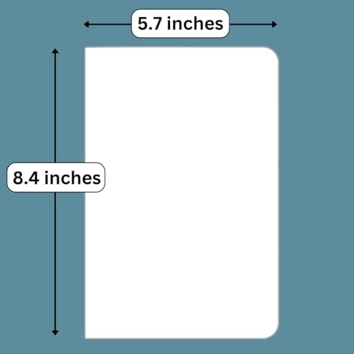 RICCO BELLO Lined Journal Notebook, Butterfly, 5.7 x 8.4-Inches | Faux Leather Hardcover, Pen Holder, College Ruled, 96 Sheets / 192 Pages, For Work & Notes - color: Butterfly