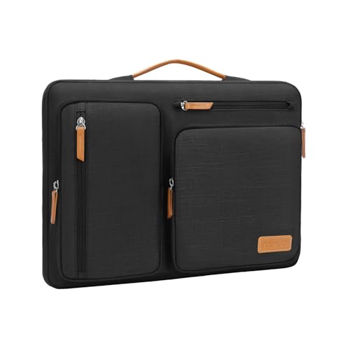 MOSISO 9-11 inch Tablet Sleeve Case for iPad A16 2025, iPad Air 11 inch M3 M2, iPad Pro 11 M4, iPad 10/9/8/7th, Galaxy Tab A9+/S9/S8/Plus 11, Side Open Carrying Bag with 4 Zipper Pockets, Black - color: Black, size: 11 inch