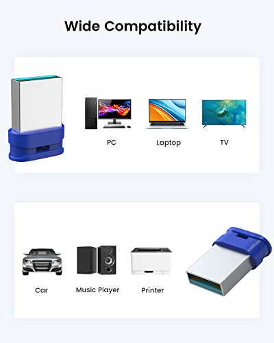 K&ZZ 32GB USB Flash Drive 3.0 with Lanyard 2 Pack 32 GB USB 3.0 Thumb Drive Ultra High Speed Small Memory Stick 32GB USB Drive Pendrive, Blue - color: Blue (2Pack), size: 32GB 3.0