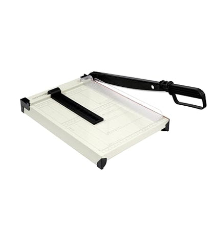 Paper Cutter,Paper Trimmer12" Cutting Length Heavy Duty Guillotine Paper Slicer with Safety Guard and Magnetic Guide Rail,12 Sheets Capacity,Ideal for Offices,Homes,Printing Shops,Photo Studios