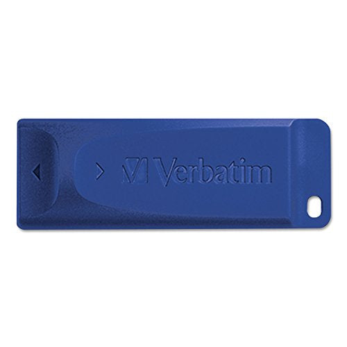 Verbatim 32GB USB 2.0 Flash Drive - Cap-Less & Universally Compatible - Blue - size: 32 GB